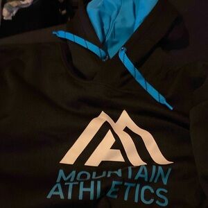 The North Face xxl black and teal blue